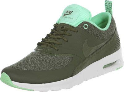nike air max thea premium w schoenen olijf turkoois